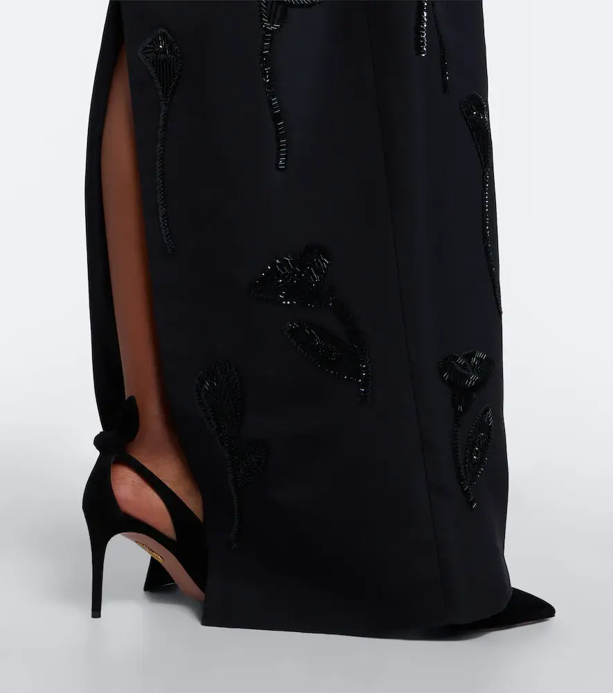 Carolina Herrera Embellished strapless silk bustier gown | Thumbnail 4 Carolina Herrera Embellished strapless silk bustier gown | Thumbnail 4