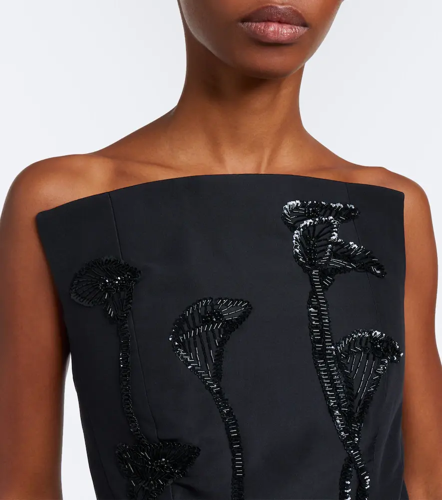 Carolina Herrera Embellished strapless silk bustier gown | Thumbnail 5 Carolina Herrera Embellished strapless silk bustier gown | Thumbnail 5