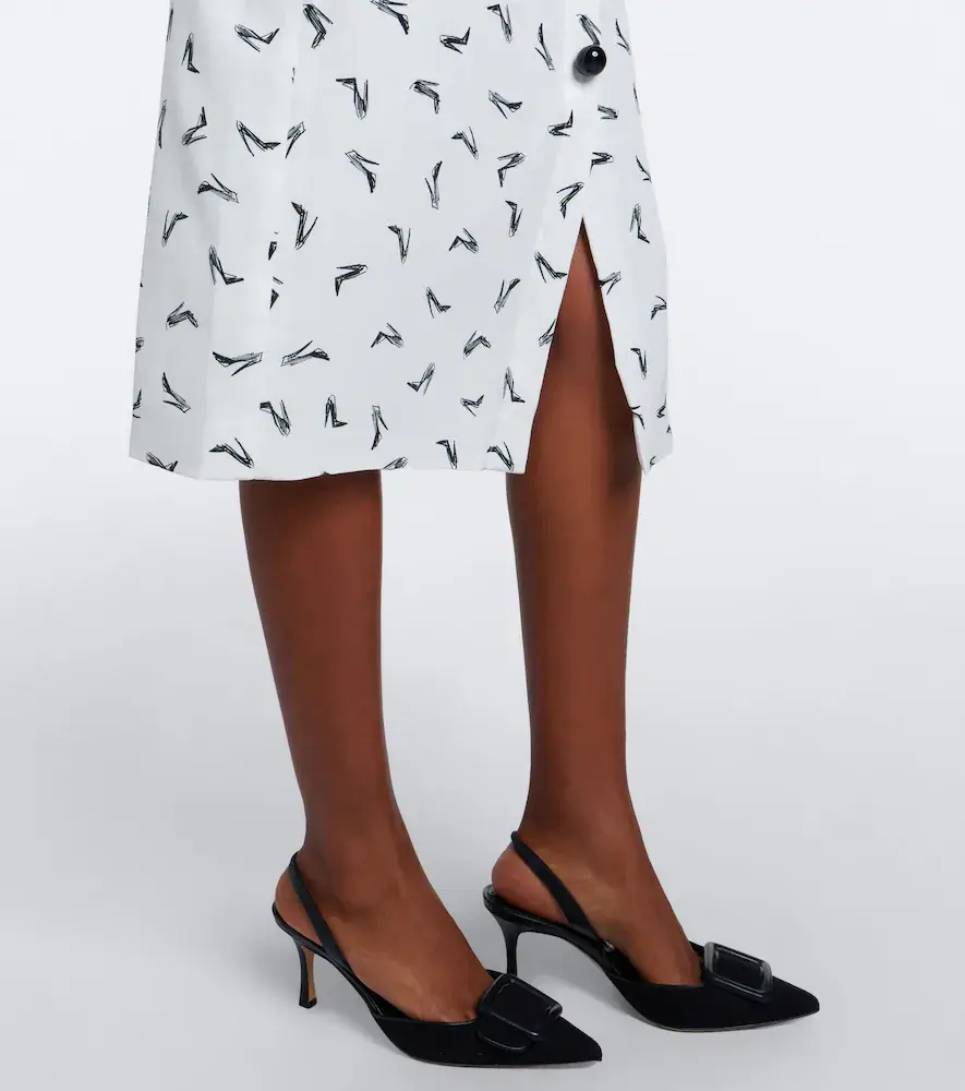 Carolina Herrera Belted silk crêpe de chine midi dress | Thumbnail 3 Carolina Herrera Belted silk crêpe de chine midi dress | Thumbnail 3