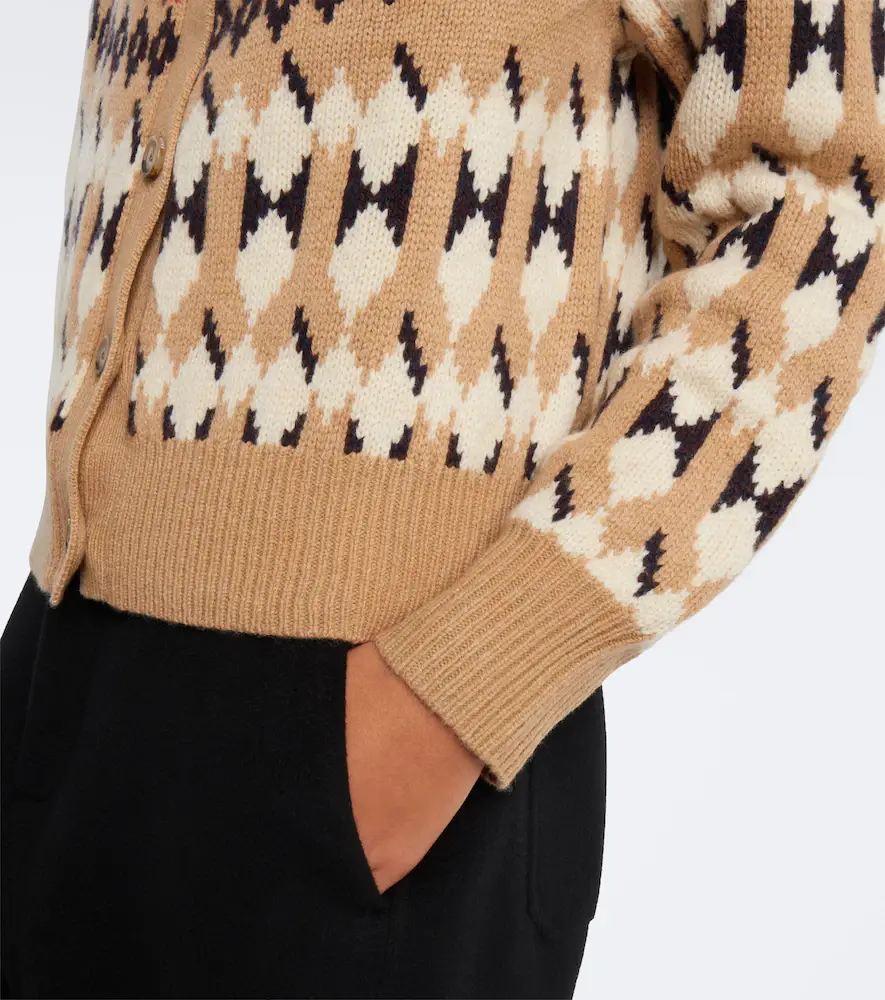 Polo Ralph Lauren Intarsia wool and cashmere cardigan | Thumbnail 3 Polo Ralph Lauren Intarsia wool and cashmere cardigan | Thumbnail 3