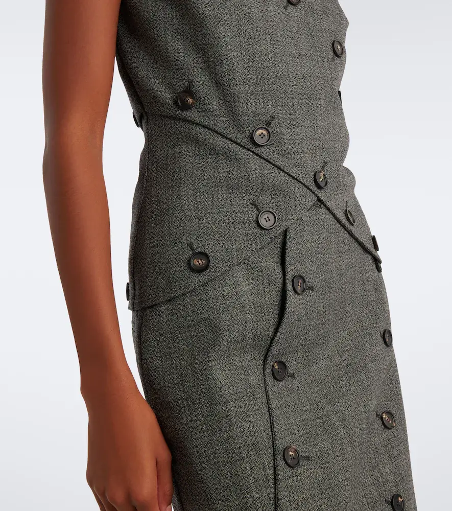 Ferragamo Paneled virgin wool top | Thumbnail 4 Ferragamo Paneled virgin wool top | Thumbnail 4