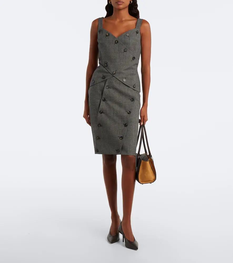 Ferragamo Paneled virgin wool top | Thumbnail 6 Ferragamo Paneled virgin wool top | Thumbnail 6