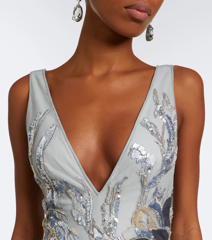 Costarellos Vianna embellished tulle gown | Thumbnail 7 Costarellos Vianna embellished tulle gown | Thumbnail 7