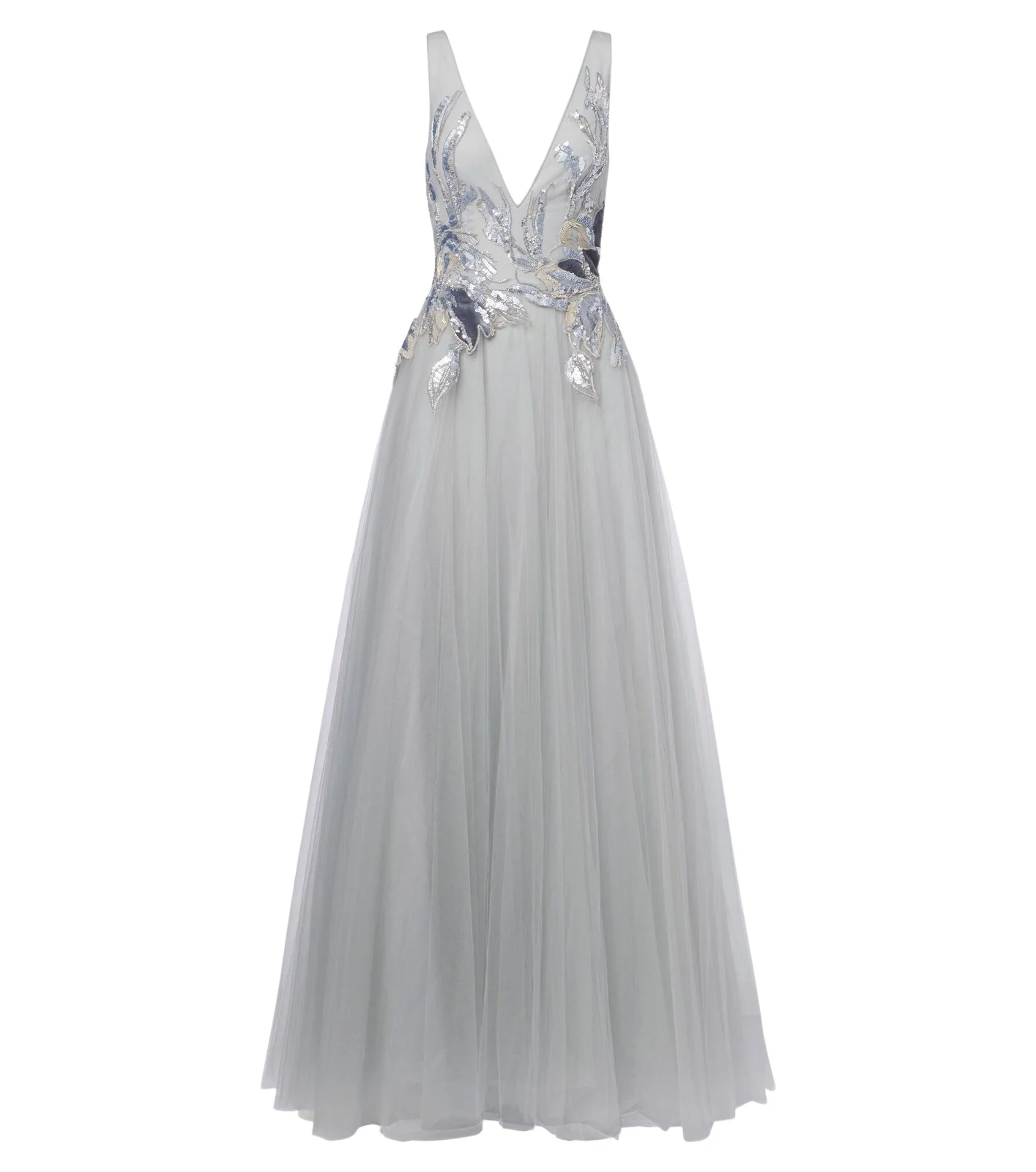 Costarellos Vianna embellished tulle gown
