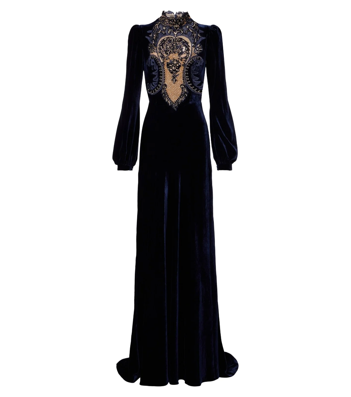 Aliska embellished velvet gown Aliska embellished velvet gown