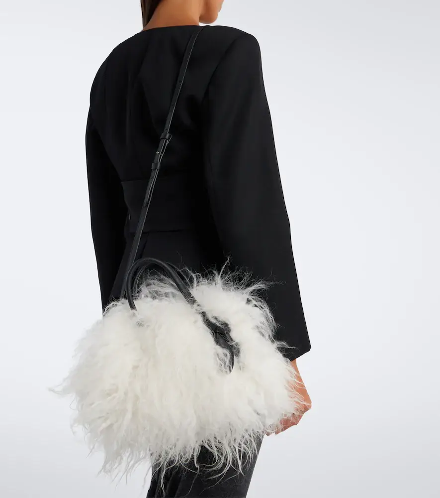 Jacquemus Turismo Small shearling bowling bag | Thumbnail 7 Jacquemus Turismo Small shearling bowling bag | Thumbnail 7
