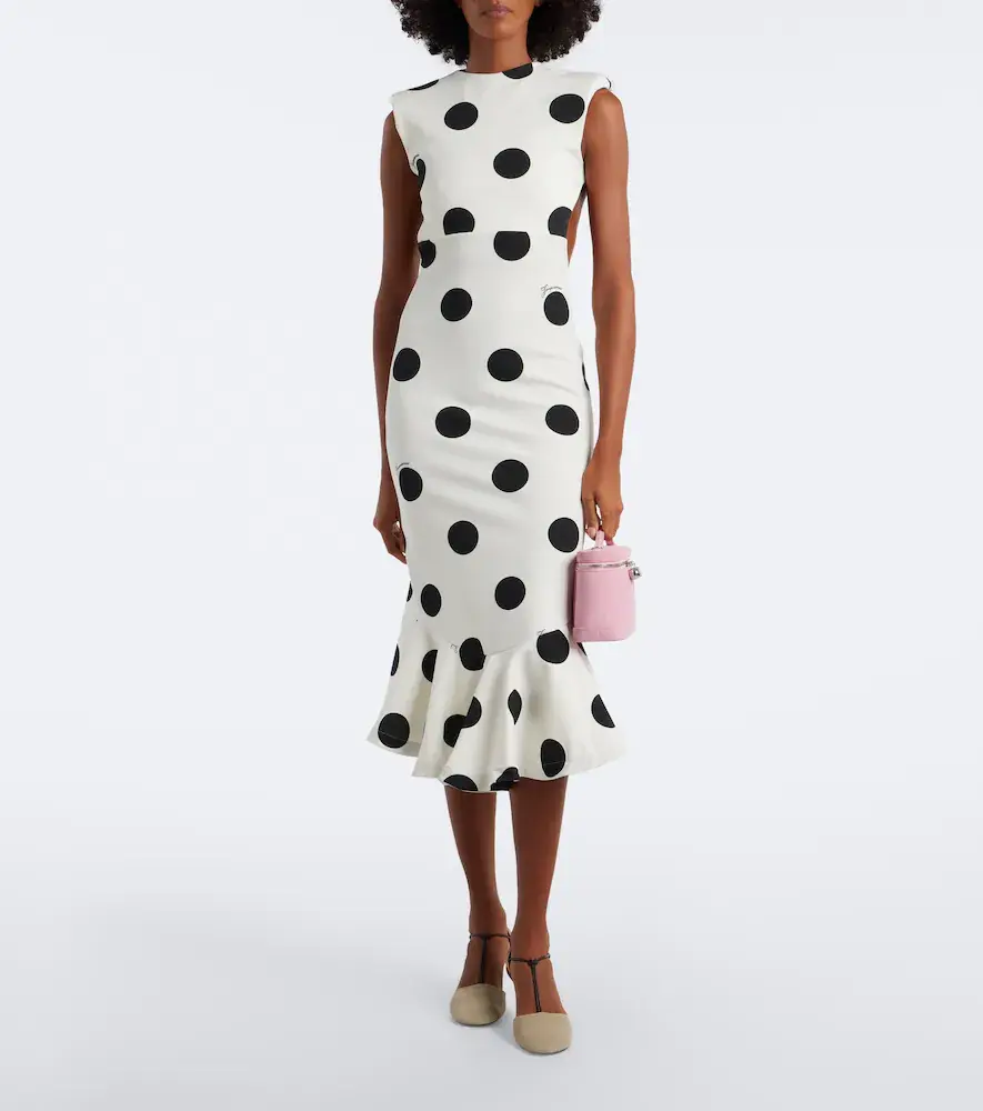 Jacquemus Petit Vanity croc-effect suede vanity bag | Thumbnail 5