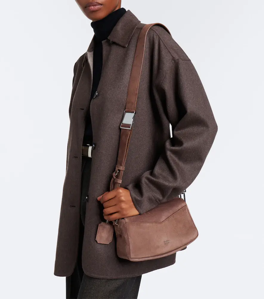 Max Mara Micro suede shoulder bag | Thumbnail 4 Max Mara Micro suede shoulder bag | Thumbnail 4