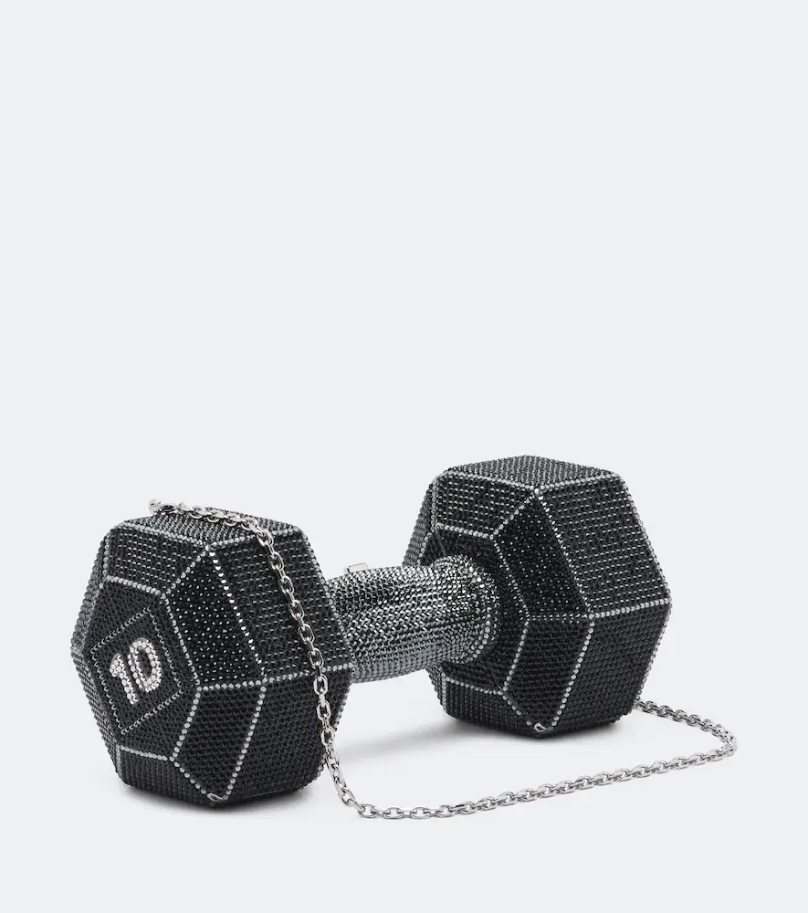 Judith Leiber Couture Dumbbell crystal-embellished clutch | Thumbnail 2 Judith Leiber Couture Dumbbell crystal-embellished clutch | Thumbnail 2