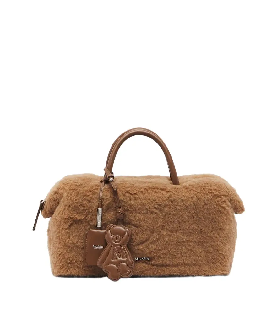 Medium teddy top-handle bag