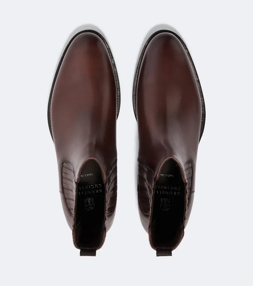 Brunello Cucinelli Leather Chelsea boots | Thumbnail 4 Brunello Cucinelli Leather Chelsea boots | Thumbnail 4