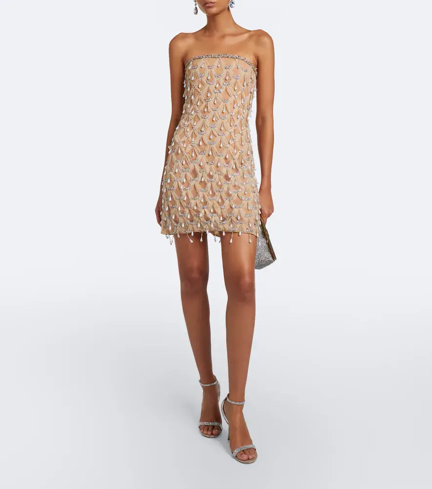 LA FUORI Là Fuori Barely There embellished minidress | Thumbnail 2 LA FUORI Là Fuori Barely There embellished minidress | Thumbnail 2