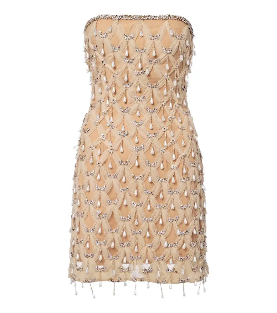 Là Fuori Barely There embellished minidress Là Fuori Barely There embellished minidress