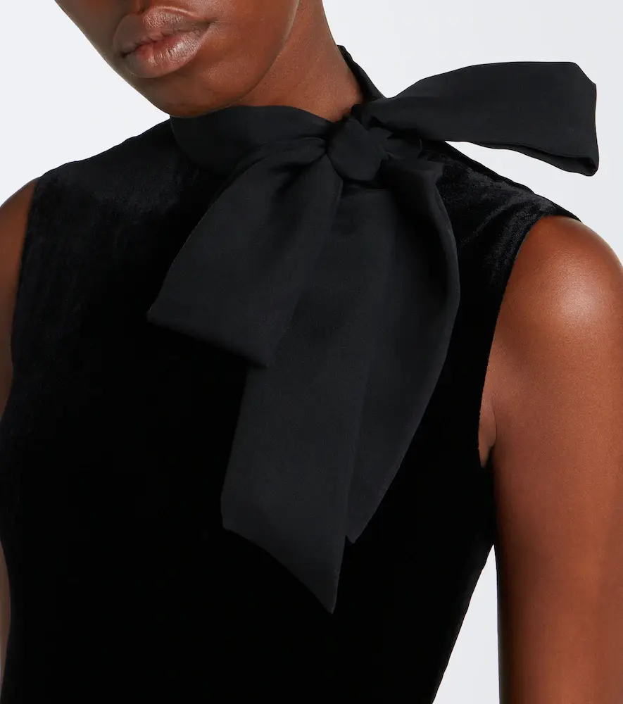 Roland Mouret Tie-neck velvet cocktail dress | Thumbnail 5 Roland Mouret Tie-neck velvet cocktail dress | Thumbnail 5