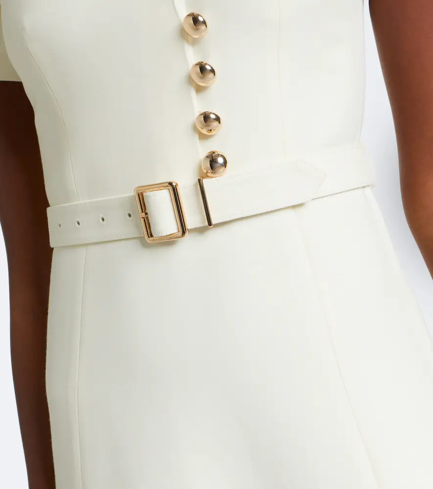 Roland Mouret Belted wool and silk cocktail dress | Thumbnail 3