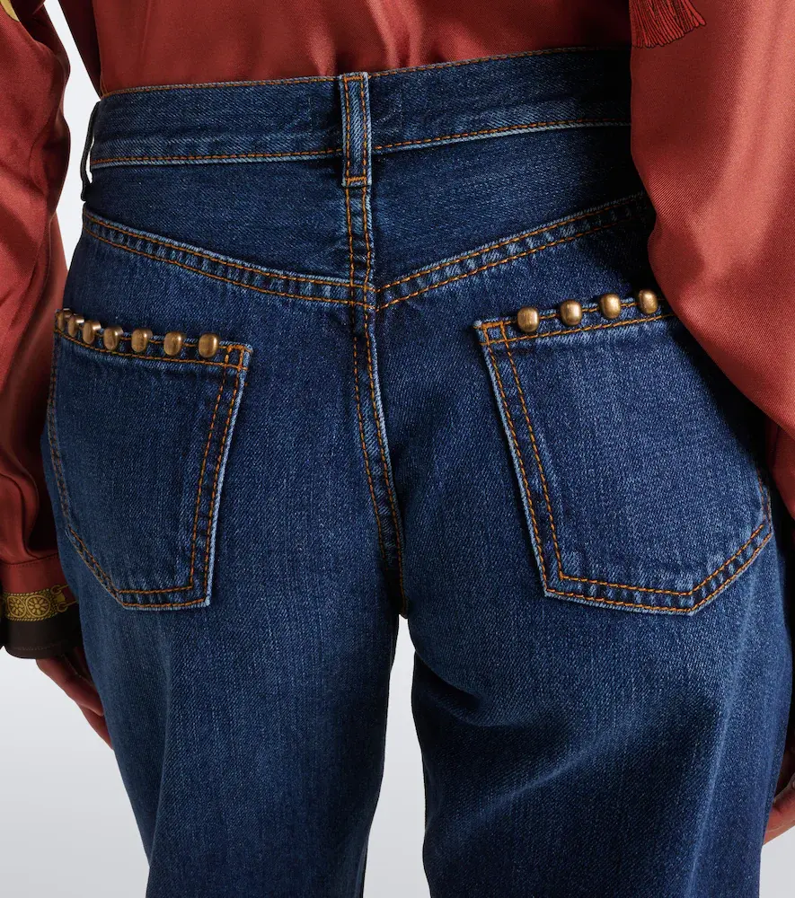 Etro Faded studded straight jeans | Thumbnail 2 Etro Faded studded straight jeans | Thumbnail 2