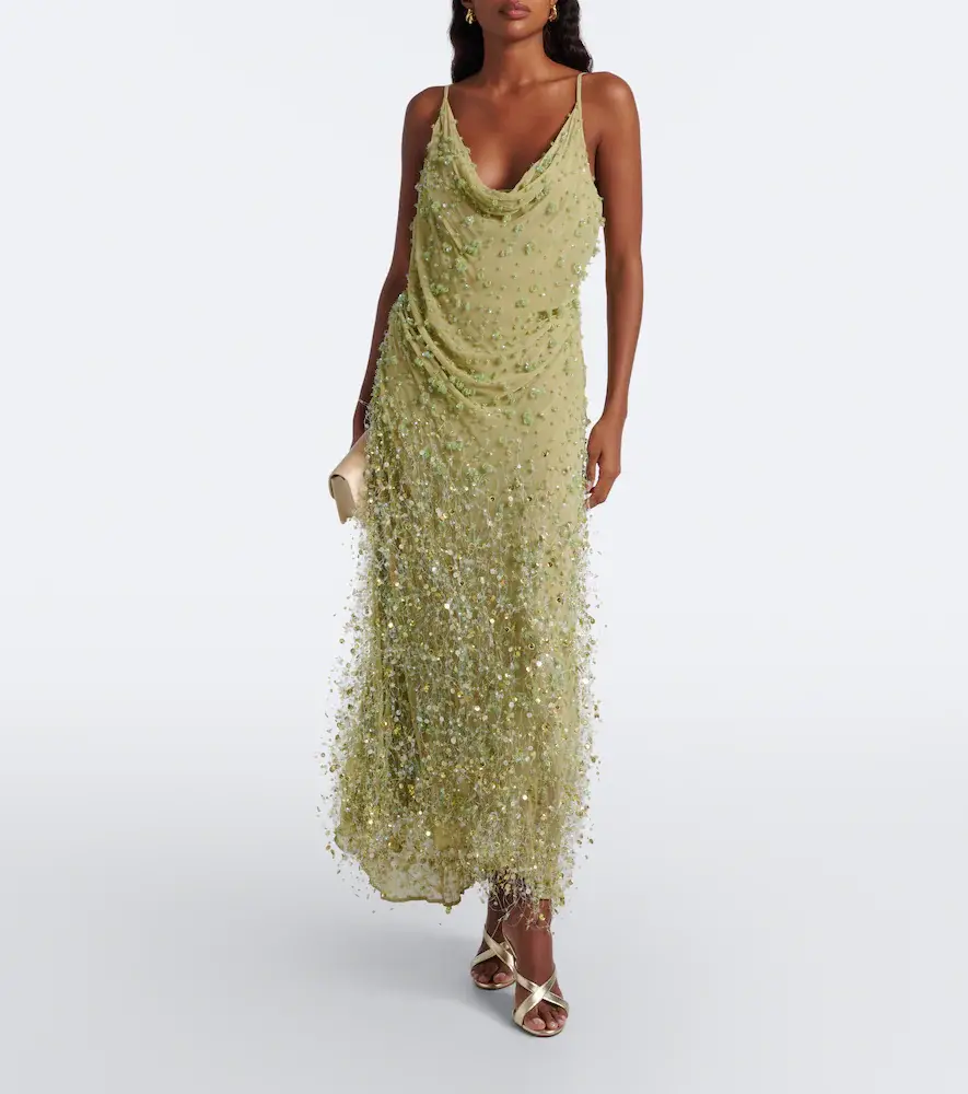 RACHEL GILBERT Anika draped embellished gown | Thumbnail 2 RACHEL GILBERT Anika draped embellished gown | Thumbnail 2