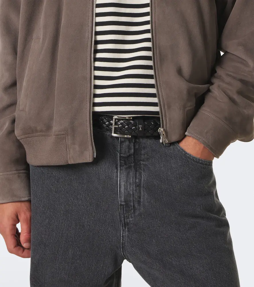 AMI PARIS Paris Paris braided leather belt | Thumbnail 3 AMI PARIS Paris Paris braided leather belt | Thumbnail 3