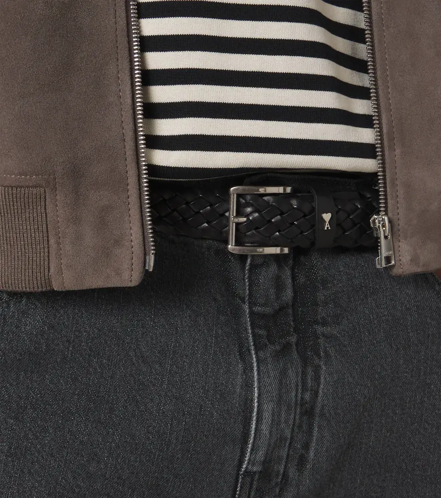 AMI PARIS Paris Paris braided leather belt | Thumbnail 4 AMI PARIS Paris Paris braided leather belt | Thumbnail 4