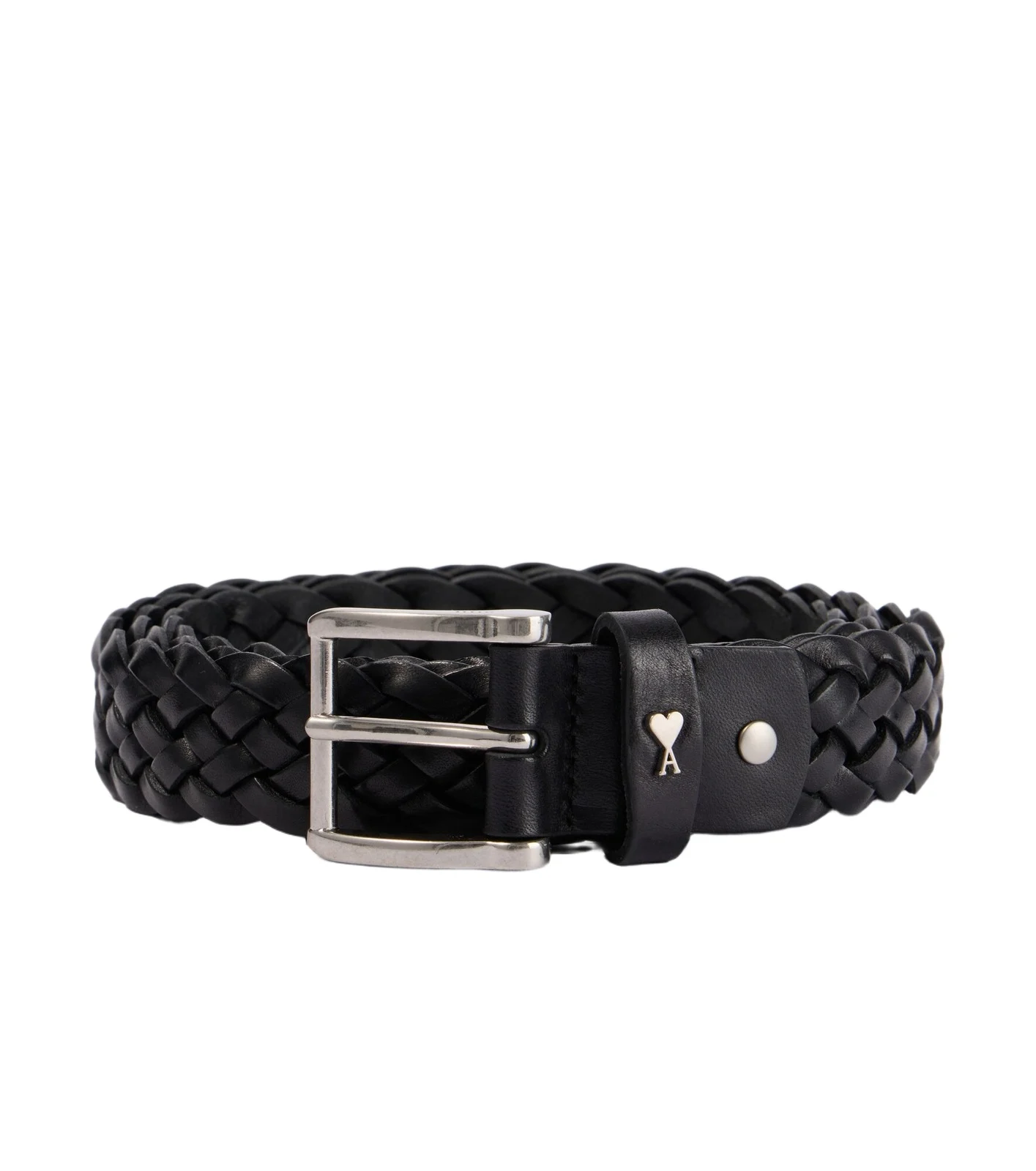 AMI PARIS Paris Paris braided leather belt