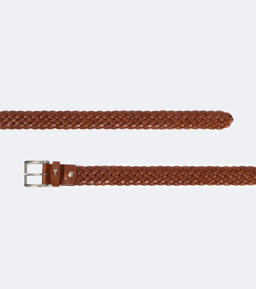 AMI PARIS Paris Paris braided leather belt | Thumbnail 2 AMI PARIS Paris Paris braided leather belt | Thumbnail 2
