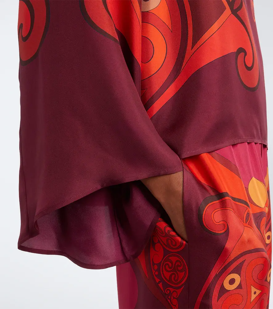 La DoubleJ Make An Exit printed silk twill top | Thumbnail 5