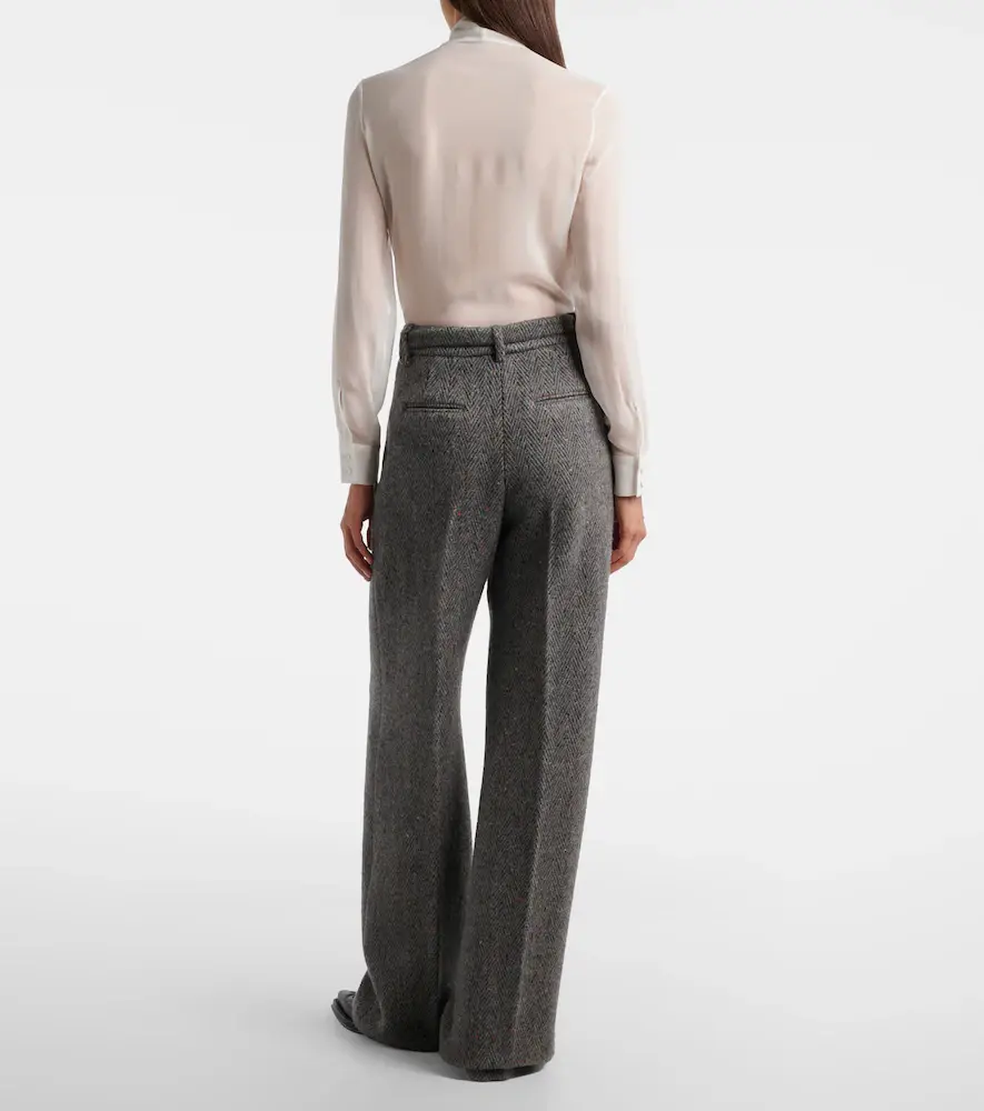 Gabriela Hearst Norman belted cashmere and wool wide-leg pants | Thumbnail 4 Gabriela Hearst Norman belted cashmere and wool wide-leg pants | Thumbnail 4