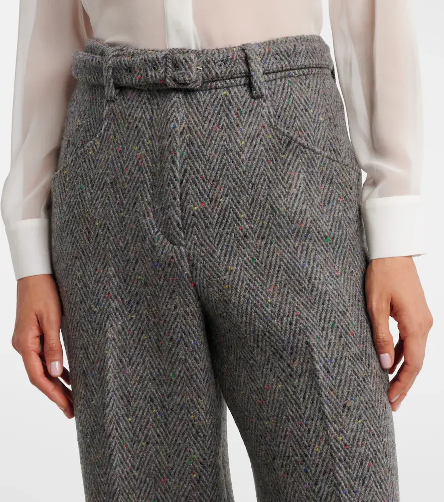 Gabriela Hearst Norman belted cashmere and wool wide-leg pants | Thumbnail 5 Gabriela Hearst Norman belted cashmere and wool wide-leg pants | Thumbnail 5