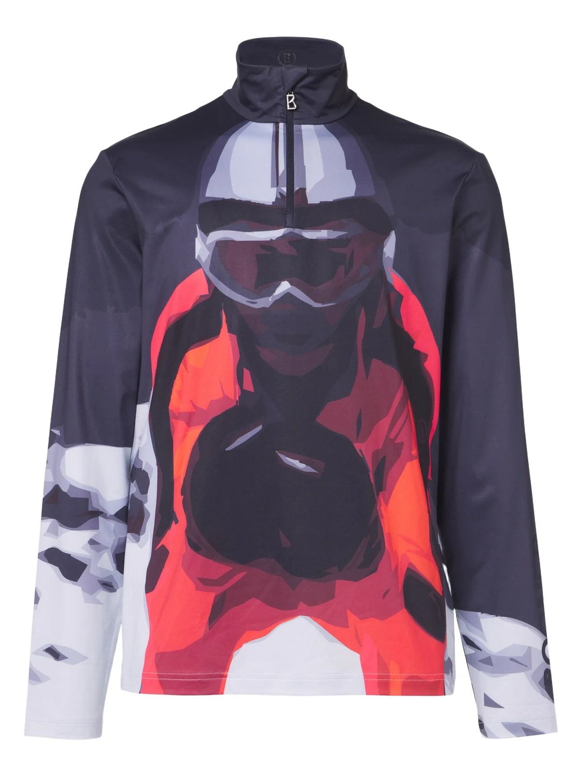 Bogner Verti printed ski top
