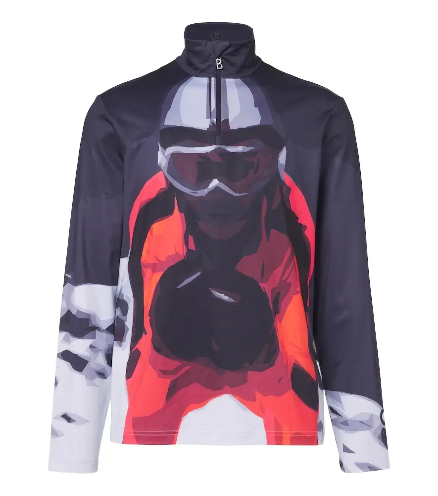Verti printed ski top Verti printed ski top