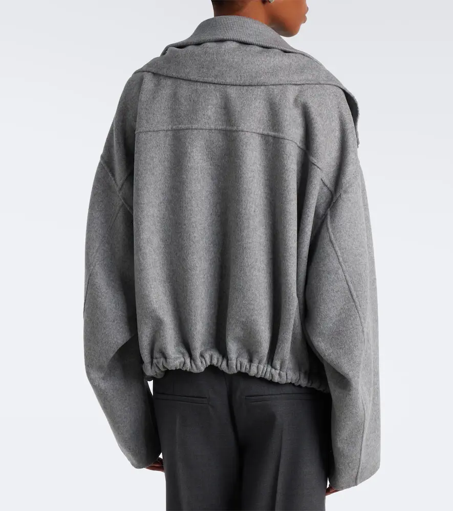 Sportmax Oversized virgin wool blouson jacket | Thumbnail 6 Sportmax Oversized virgin wool blouson jacket | Thumbnail 6
