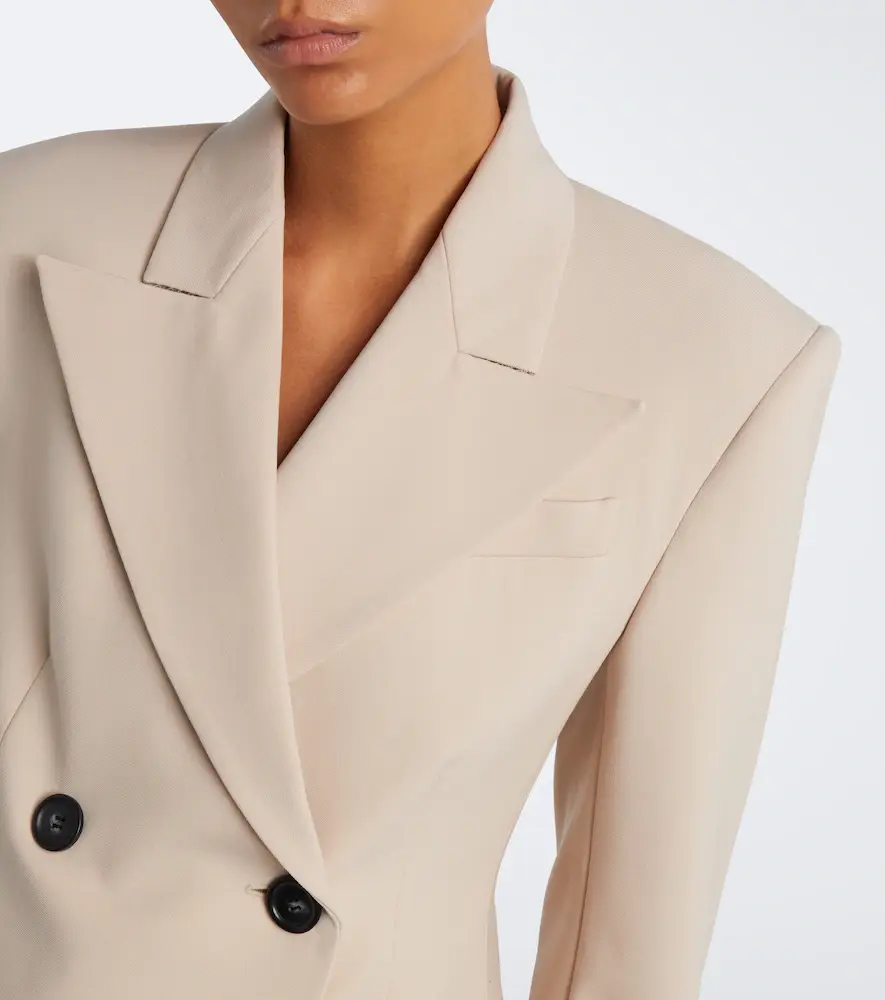 Sportmax Double-breasted wool-blend blazer | Thumbnail 4 Sportmax Double-breasted wool-blend blazer | Thumbnail 4