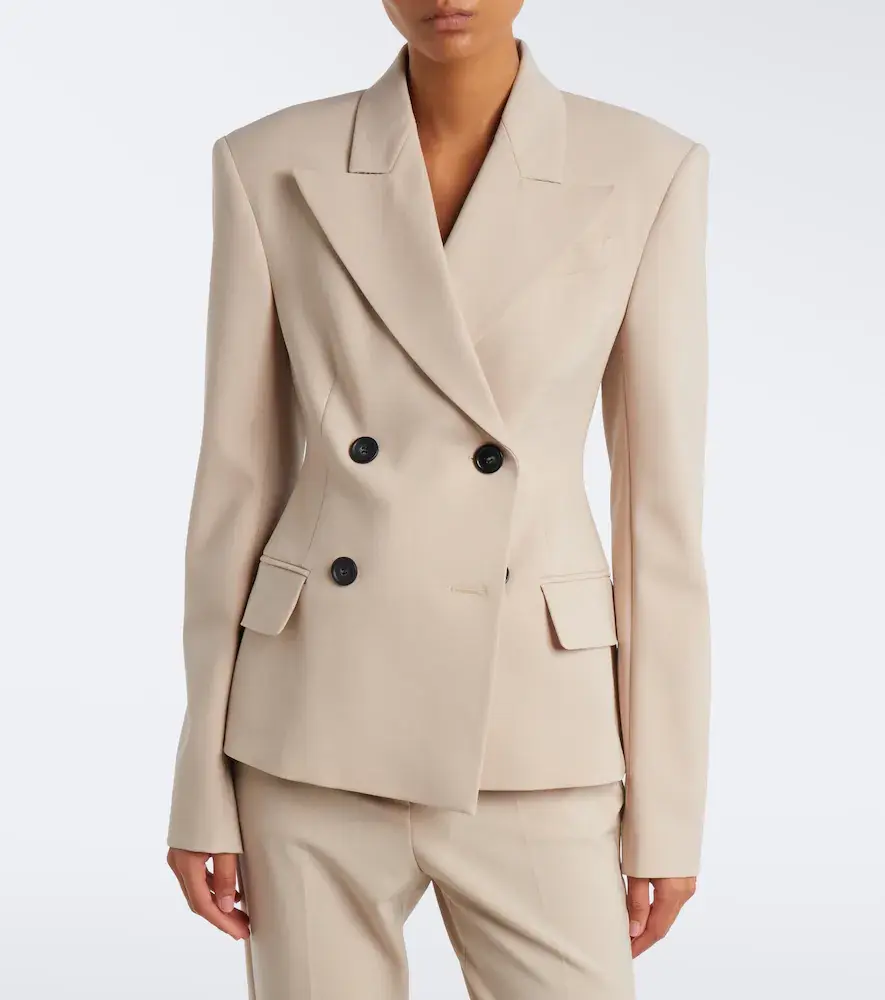 Sportmax Double-breasted wool-blend blazer | Thumbnail 6 Sportmax Double-breasted wool-blend blazer | Thumbnail 6