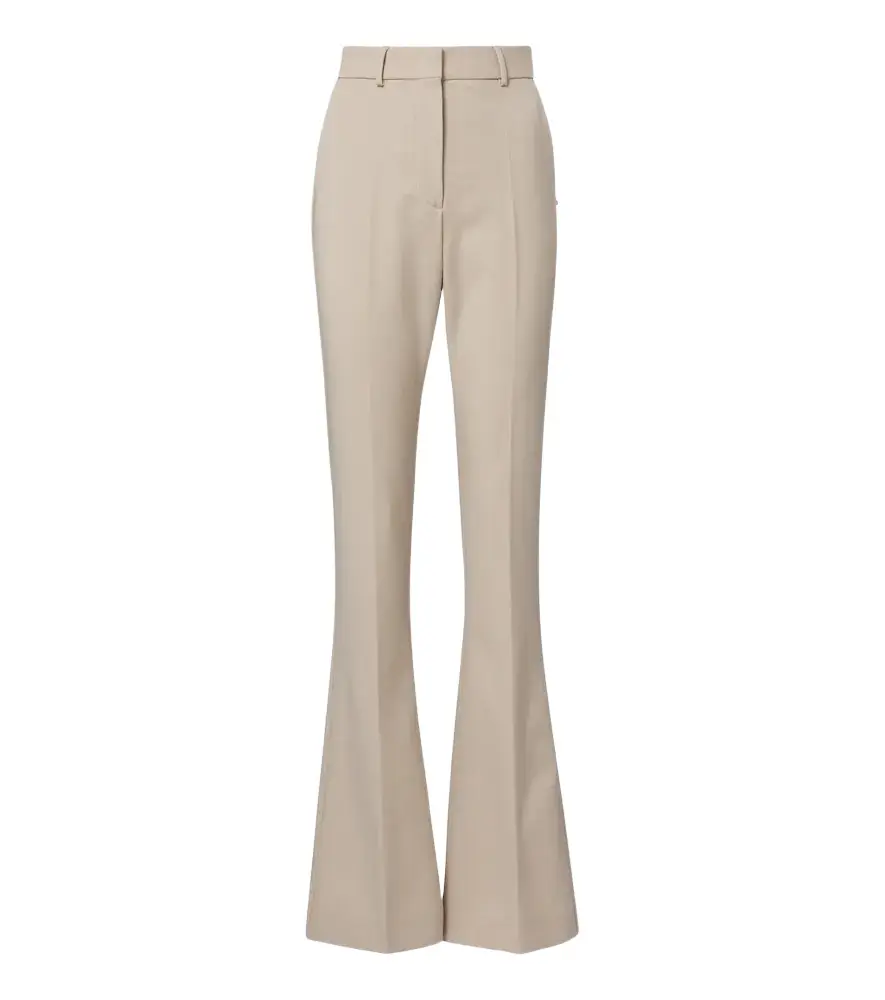 Sportmax Wool-blend flared pants