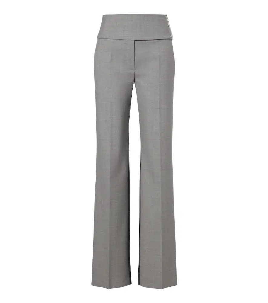 Sportmax Virgin wool straight pants