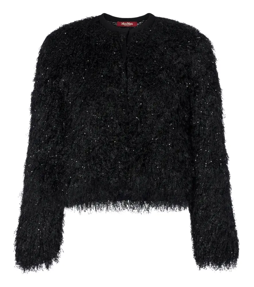 Sequined cardigan