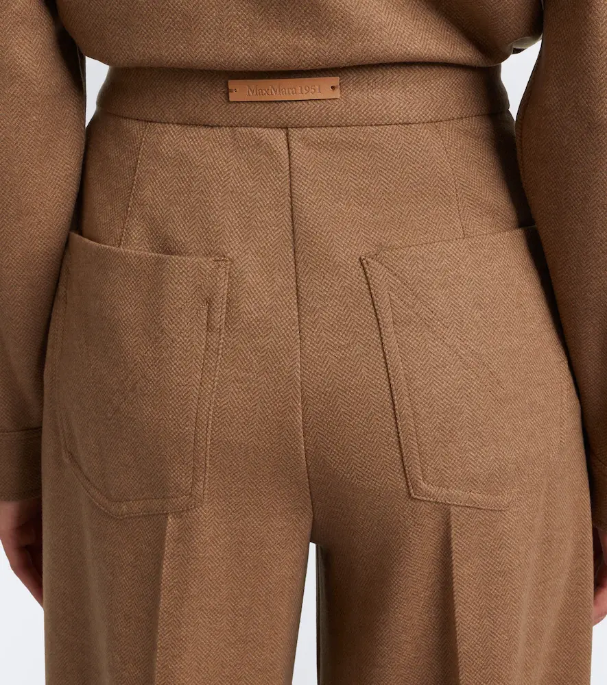 Max Mara Camel hair and wool-blend wide-leg pants | Thumbnail 3