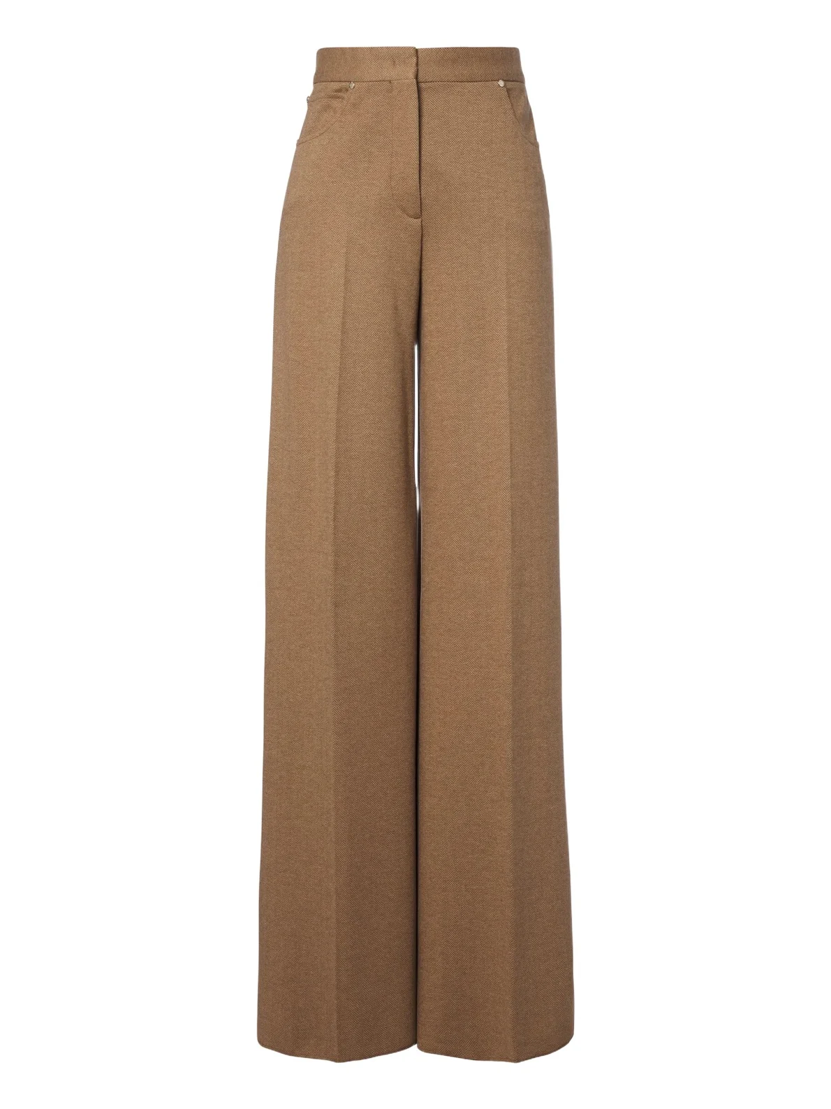 Camel hair and wool-blend wide-leg pants Camel hair and wool-blend wide-leg pants