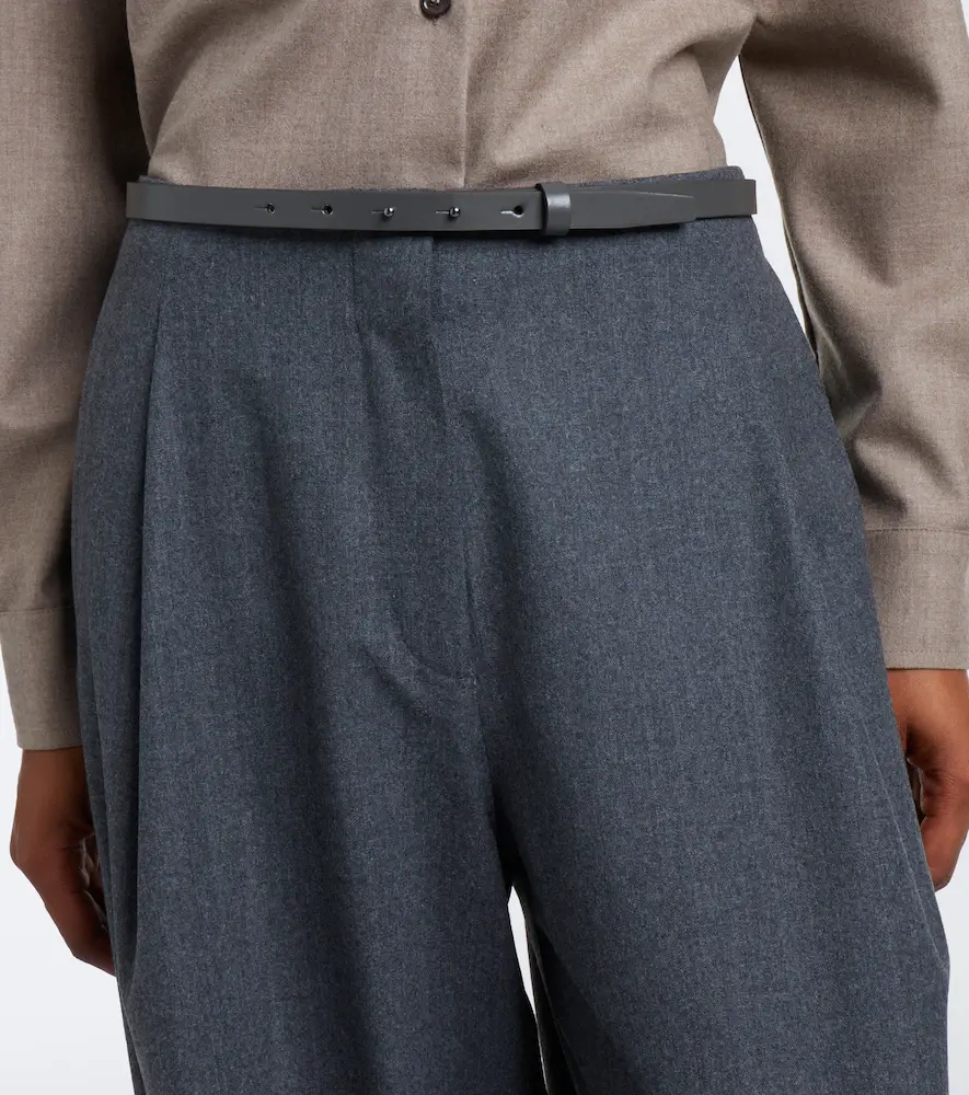 Max Mara Wool-blend flannel balloon pants | Thumbnail 4 Max Mara Wool-blend flannel balloon pants | Thumbnail 4