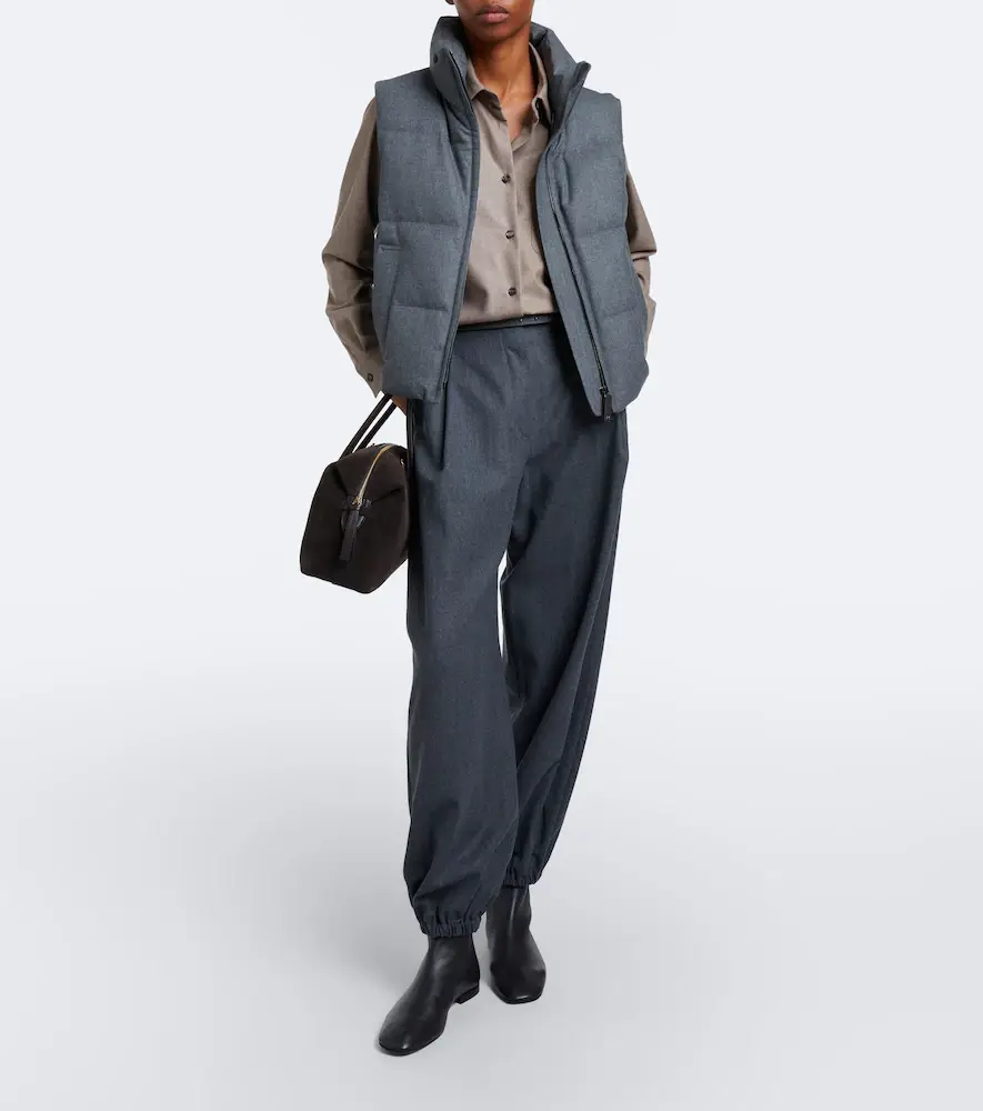 Max Mara The Cube cashmere-blend down vest | Thumbnail 3 Max Mara The Cube cashmere-blend down vest | Thumbnail 3
