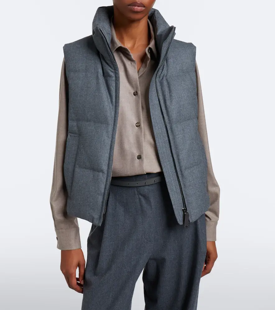 Max Mara The Cube cashmere-blend down vest | Thumbnail 6 Max Mara The Cube cashmere-blend down vest | Thumbnail 6