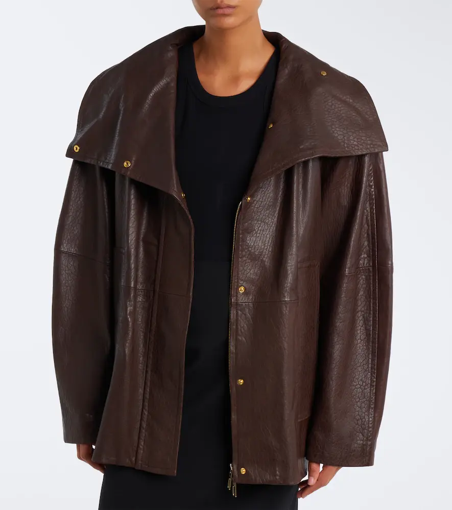 Sportmax Belted leather jacket | Thumbnail 2 Sportmax Belted leather jacket | Thumbnail 2