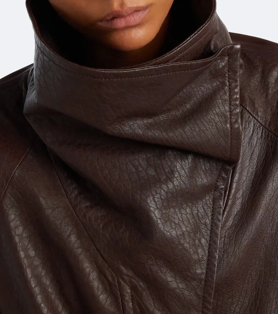 Sportmax Belted leather jacket | Thumbnail 7 Sportmax Belted leather jacket | Thumbnail 7