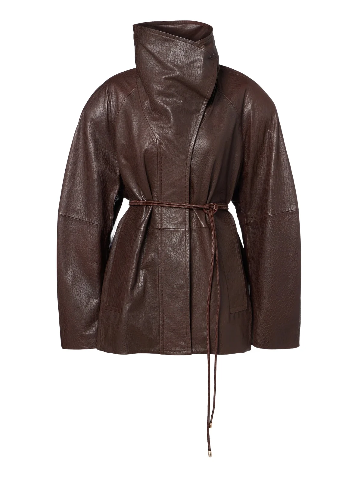 Belted leather jacket Belted leather jacket