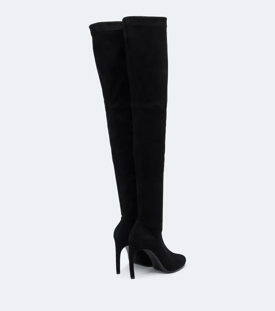 Victoria Beckham Harlow suede over-the-knee boots | Thumbnail 4