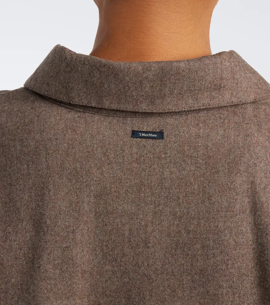 'S Max Mara 'S Max Mara Wool flannel shirt | Thumbnail 7 'S Max Mara 'S Max Mara Wool flannel shirt | Thumbnail 7