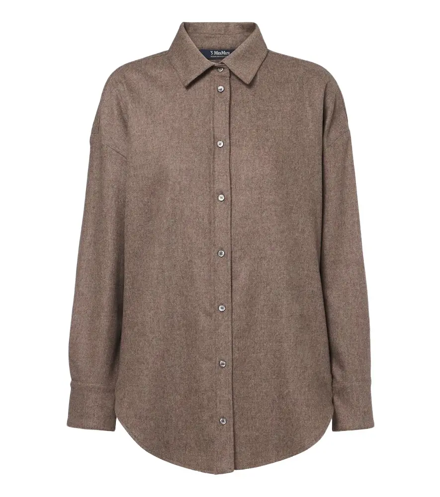 'S Max Mara 'S Max Mara Wool flannel shirt
