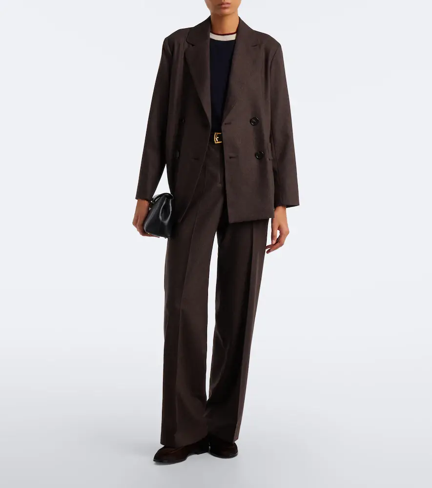 'S Max Mara 'S Max Mara Wool wide-leg pants | Thumbnail 3 'S Max Mara 'S Max Mara Wool wide-leg pants | Thumbnail 3