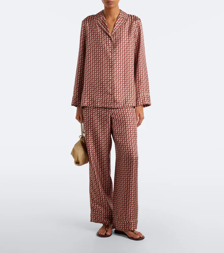 'S Max Mara 'S Max Mara Printed silk wide-leg pants | Thumbnail 5 'S Max Mara 'S Max Mara Printed silk wide-leg pants | Thumbnail 5