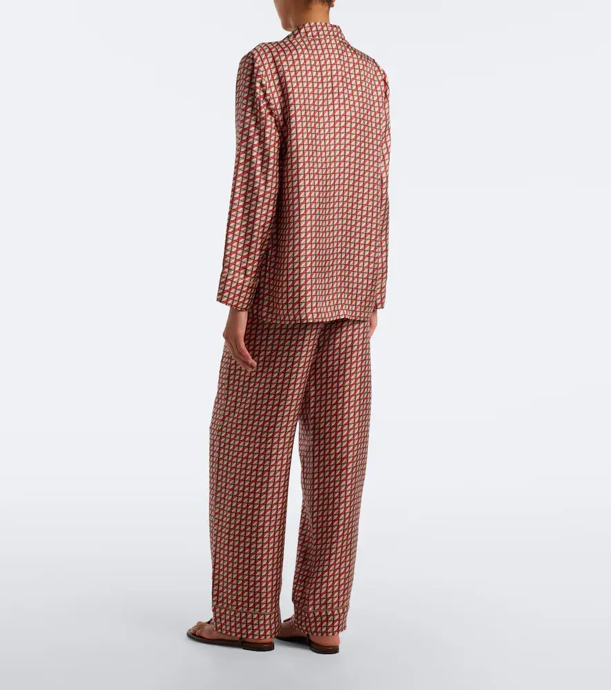 'S Max Mara 'S Max Mara Printed silk wide-leg pants | Thumbnail 6 'S Max Mara 'S Max Mara Printed silk wide-leg pants | Thumbnail 6